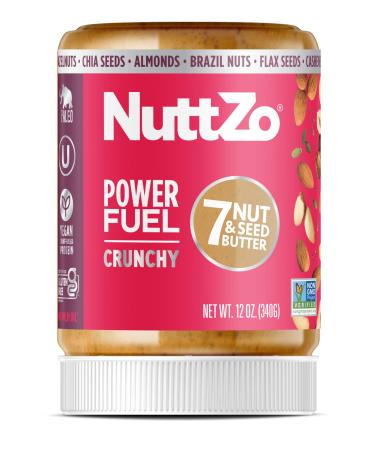Nuttzo Paleo Power Fuel 7 Nut & Seed Butter Crunchy 12 oz (340 g)