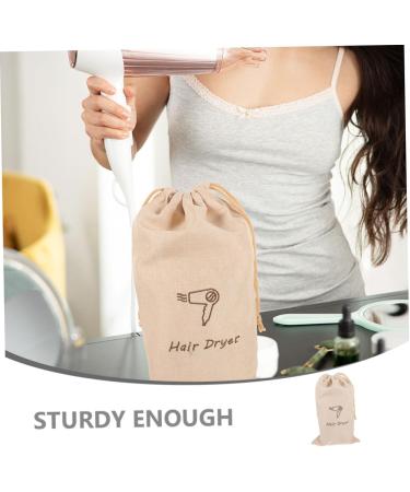 OATIPHO Hair Dryer Bag Multi-use Dryer Portable Draw Pouch Linen Organizer Bag for Storage Linen Hair Dryer Bag - Buy Online on GoSupps.com
