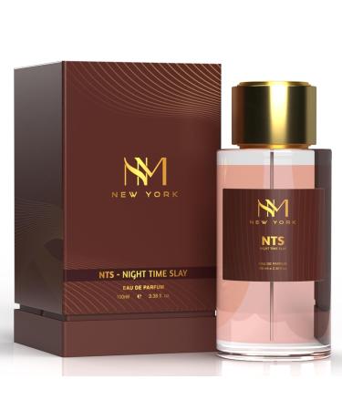 NOURISH MANTRA NM New York Night Time Slay Luxury Perfume For Men | Premium Long Lasting Fragrance Spray | With Aromatic Blend of Herbal & Woody Notes |Best Perfume For Men | 100 ml