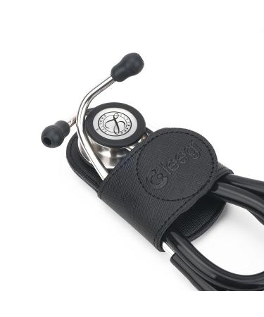 Premium Genuine Leather Stethoscope Holder Clip - Universal Fit for ADC MDF Littmann & More - Perfect for Physicians Nurses EMTs & Medical Students - Buy Online on GoSupps.com