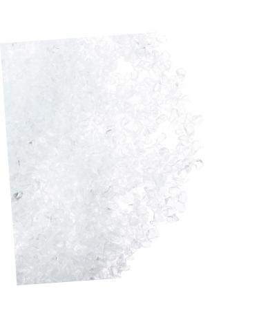 Ipetboom 1 Glass Chip Nail Rhinestones Epoxy Filler Charms Glass Crushed Crystal Chips Glass Charms Metallic Crushed Glass Vintage Accessories 3d Nail Charms Irregular Nail Stickers