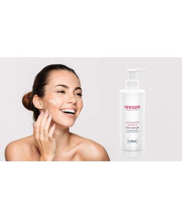 Revium Rosacea Anti-Redness Cleanser Sensitive Face Wash Gel or Coupreose Skin Prone to Erythema with 1-MNA Molecule Chlorella Vulgaris Green Algae Extract Acerola Friut Soap Product 200ml ANTI-REDNESS SENSITIVE FACE WASH GEL - Buy Online on GoSupps.com
