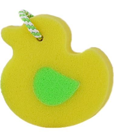 Shower Sponge | Animal Shape Bath Scrubber - Bathing Sponge Cute Scrubber for Kids and Adults Cleaning Bathing Accessories Duck - Buy Online on GoSupps.com
