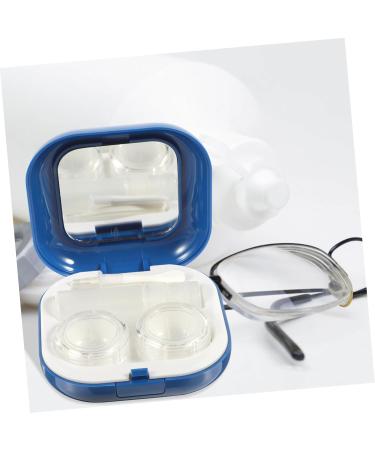 Solustre Contact Lens Case - 2 Sets Lens Container & Fashion Make-Up Mirror Box for International Shipping - Buy Online on GoSupps.com