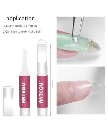 20 Pieces Extra Strong Nail Glue 2G - Professional Nail Extension for Artificial Nail Design - Buy Online on GoSupps.com