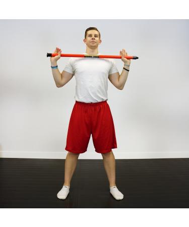 Cando 10-1604 Exercise Wate Bar  3 lbs Weight   Red 3 Pound Single - Buy Online on GoSupps.com