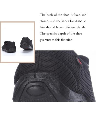 Yytcsjz Unisex Diabetic Slippers - Grey Lightweight Air Cushion Walking Shoes for Elderly. Orthopedic Footwear for Swollen Feet & Plantar Fasciitis (Size 12) - Buy Online on GoSupps.com