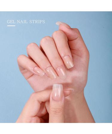 JMEOWIO Nail Foil Glitter Gel - Self-Adhesive Orange Pink Nail Stickers for Stunning Nail Designs | International Shipping Available - Buy Online on GoSupps.com