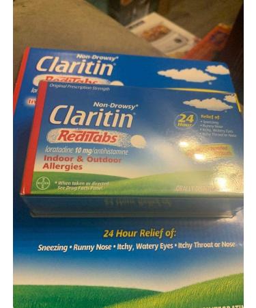 Claritin 24 Hour Non-Drowsy Allergy RediTabs 10mg - 70 Count - Buy Online on GoSupps.com