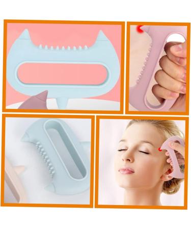 Buy Tovinanna 2-Piece Silicone Scalp Massager | Handheld Acupunctive Massage Device for Ultimate Relaxation - Buy Online on GoSupps.com