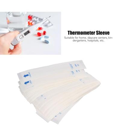 100Pcs Digital Thermometer Covers Disposable Electronic Thermometer Protective Sleeves Safe Hygienic Oral Thermometer Cover Sleeve for Hospital - Buy Online on GoSupps.com