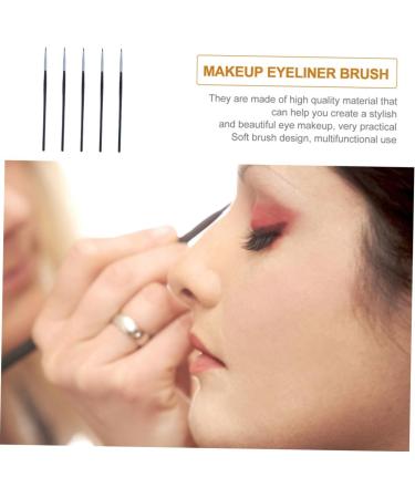 DRESSOOS 5pcs Fine Eyeliner Brush Cosmetic Brushes Cosmetic Lip Brush Eye Lipstick Applicator Wands Fiber - Buy Online on GoSupps.com