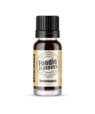 Foodie Flavours Natural Butterscotch Flavouring High Strength - 15ml Butterscotch 15 ml (Pack of 1) - Buy Online on GoSupps.com