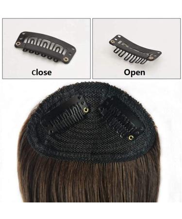 100% Real Hair Thick Side Pony Clip-In Extensions | Natural Black Straight Fringes - Buy Online on GoSupps.com