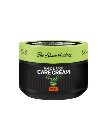 THE SHAVE FACTORY Hand and Face Cream Olive Oil 300ML Hydratation & Nutrition Profonde Formule Rapidement Absorb e Non-Grasse Soin Quotidien pour Peau S che & Sensible