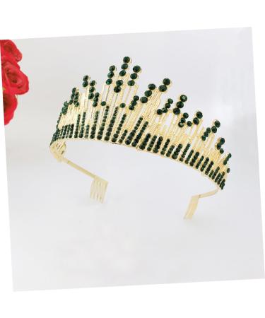 FRCOLOR 1pc Full Color Crown Beautiful Hair Comb Chic Headdress Bride Hair Decor Crystal Hair Decor Beautiful Hairband Comb Hair Decor Comb Hair Comb Accessory Chic Female Headdress - Buy Online on GoSupps.com