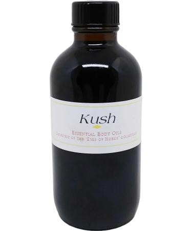 Kush Scented Body Oil Fragrance Regular Cap - Dark Brown - 4 oz. - ID#23019 4 Fl Oz (Pack of 1)
