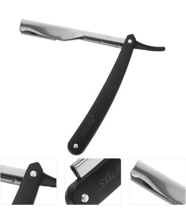 Beaupretty Heavy Duty Metal Barber Razor for Men - Black Single Edge Razor for Precision Shaving - Buy Online on GoSupps.com