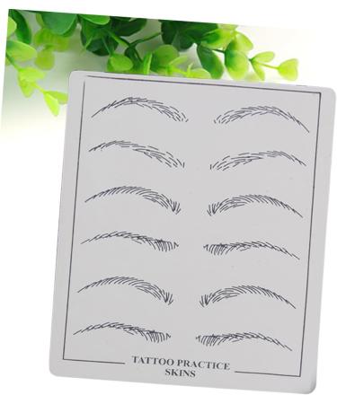 Ipetboom 6 Pcs Eye Brow Practice Skin Eyebrow Practice Skin Eyebrow Microblading Eyebrow Training Skin Set - Buy Online on GoSupps.com