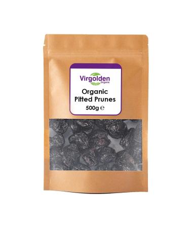 Organic Pitted Prunes 500g by Virgolden Organic