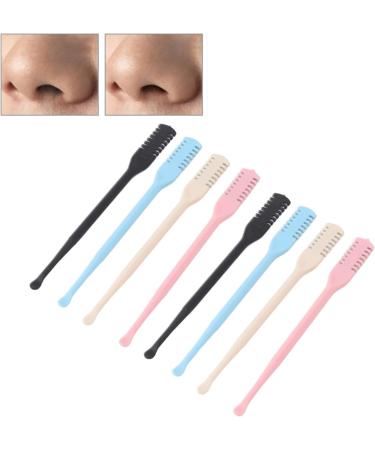 Kikumi 8pcs Double Head Nose Hair Knife Ear Pick Manual Safety Nose Hair Trimmer Ear Scoop - Buy Online on GoSupps.com
