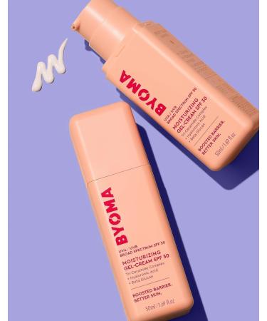 BYOMA Original | SPF 30 Gel Moisturizer - Moisturizing facial gel SPF30 | 50ml | Vegan | by Bella - Buy Online on GoSupps.com