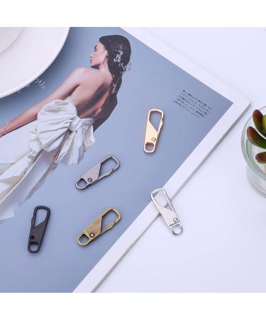 Kinbom 10-Piece Metal Zipper Repair Kit & Replacement Pull Tabs - Premium Zipper Solutions for Jackets Coats Shoes & Backpacks (5 Colors) - Buy Online on GoSupps.com