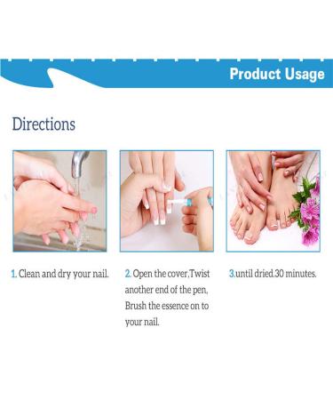 Nail Regeneration Bio-Pen 2Pcs Set for Effective Fragile Nail Repair - Men Women (Blue) - Buy Online on GoSupps.com