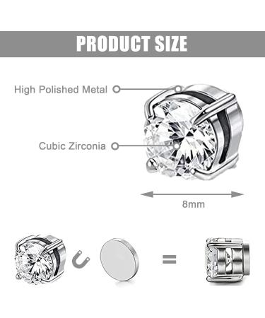 Magnet Earrings for Weight Loss | 6 Pairs Magnetic Acupressure & Lymphatic Drainage Therapy for Women - Buy Online on GoSupps.com