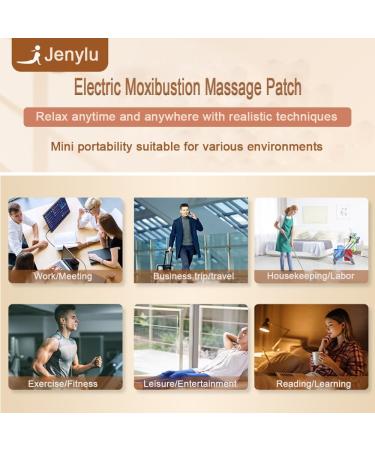 Jenylu EMS Abdominal Muscle Trainer & Neck Massage Device | Deep Tissue Electrostimulator for Neck Back Shoulders & Legs - 2 PCs - Buy Online on GoSupps.com