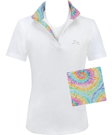 R.J. Classics Sadie Jr. Short Sleeve Show Shirt Tie Dye - Size Small - Buy Online on GoSupps.com