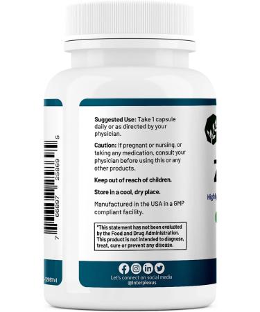 InterPlexus Zinc Plus - 60 Capsules for Immune Support & Health - Buy Online on GoSupps.com