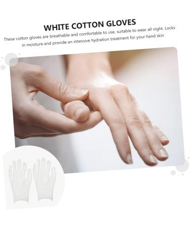 minkissy 30 Pairs Overnight Moisture Gloves Driving Cream Gloves Dry Hands Glove Moisturizing Mittens Gloves Winter Gloves Cotton Women's Handwashing White - Buy Online on GoSupps.com