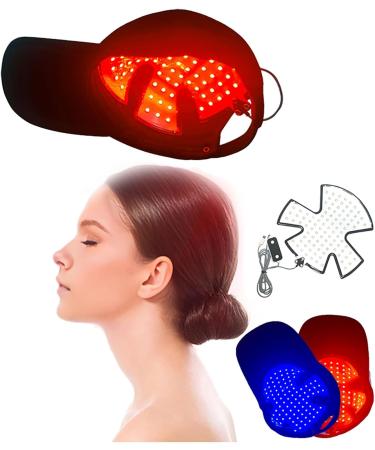 Casquette Pour La Repousse Des Cheveux 90 Led Lumi Re Rouge Et Bleue Pour Homme Et Femme Avec Minuterie De 15 30 Minutes Renforce Les Racines Et Soulage La Fatigue - Buy Online on GoSupps.com