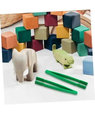DOITOOL 6pcs Kids Collection Tweezers Set - Crafts, Beads, Reptile Feeding & Sorting - Medium Green - Buy Online on GoSupps.com