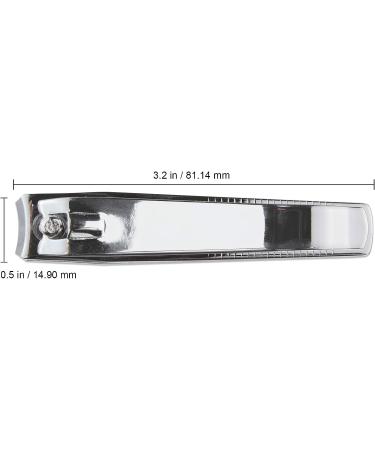 Beauticom Stainless Steel Curved Nail Clipper Set - 3pcs Professional Ultra Sharp Cutters for Acrylic Nails Grooming - Buy Online on GoSupps.com