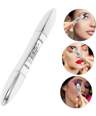  ERINGOGO ERINGOGO Eyebrow Pencil and Eyeliner 2-in-1 Microblading Eyebrow Pen with 4 Fork Tip Applicator Black Eyebrow Pencil with Eyeliner for Eye Makeup - Buy Online on GoSupps.com