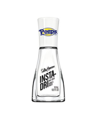 Sally Hansen Insta Dri Fast Dry Nail Polish  PEEPS White  0.31 fl oz PEEPS White 0.31 Fl Oz (Pack of 1)