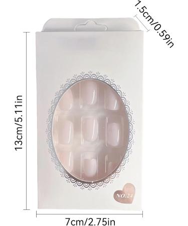 Press On Nails - Glue- Nails - Removable False Nails No Glue Press On Nails Short Fake Nails for Girls Women - Buy Online on GoSupps.com
