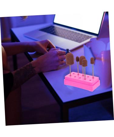 Anneome 1 Set Nail Sand Ring Cap Nail Cuticle Drill Bit Nail File Bits Portable Drill Kit U as Acrilicas Nail Salon Accessory Nail Drill Bits Pro Tools Foot Head Box 8x6cm Rosy - Buy Online on GoSupps.com