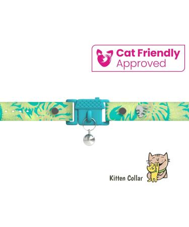 Kittyrama Botanical Collars for Cats & Kittens - Award-Winning Hypoallergenic Soft & Comfortable Veterinarian Approved Breakaway Design - Buy Online on GoSupps.com