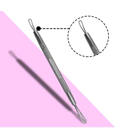 Professional Blackhead and Whitehead Remover Tool | Stainless Steel Pimple Extractor for Blemish and Comedone Removal - Buy Online on GoSupps.com