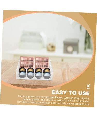Beavorty 5pcs eyeshadow tray storage box 7 Spaces Transparent Makeup Organizer vanity makeup organizer - Buy Online on GoSupps.com