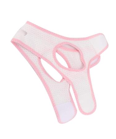 Strap Comfortable Skin Friendly Abrasion Resistant Snore Chin Strap for Children(Triangular mesh Cloth Anti-snoring Belt (White))