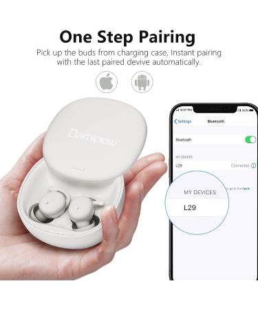 Sleep-Friendly Wireless Earbuds: Ultra-Soft & Noise Blocking for Insomnia, Snoring, Meditation - Buy Online on GoSupps.com