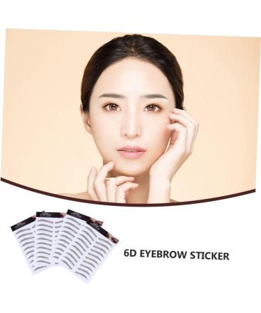 DRESSOOS Authentic Eyebrows 4pcs Eyebrow Stickers Eyebrow Transfer Stickers Water Transfer Eyebrow Sticker Water Proof 3d Tool - Buy Online on GoSupps.com