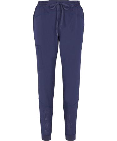 Natural Uniforms Womens Cool Stretch Jogger Scrub Set True Navy Blue Medium - Buy Online on GoSupps.com