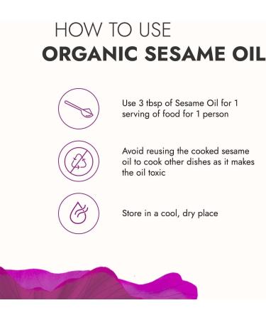 Red Carpet Organic Cold Pressed Sesame Oil (500ml) | Edible Gingelly Oil/Til Oil | Kolhu/Kacchi Ghani - Buy Online on GoSupps.com