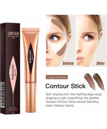 Liquid Stick Highlighter Makeup & Stick Liquid & Highlighter Makeup Contouring Makeup Highlighter & Color for Face & Body Pochy Contour Liquid 05# - Buy Online on GoSupps.com