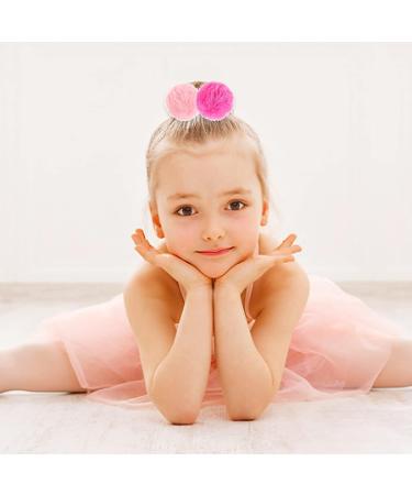 8pcs Pom Ball Hair Ties for Girls - Fluffy Pom Pom Hair Bands for Kids - Elastic Fur Ball Ponytail Holders - Hair Accessories for Women & Kids - Buy Online on GoSupps.com
